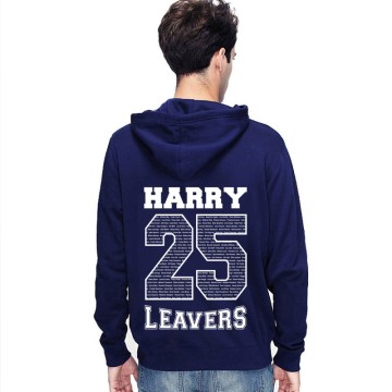 New Leavers Hoodie Name and Leavers below number design